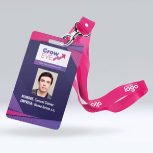 Credencial 8x11cm, Couche 300 grs.